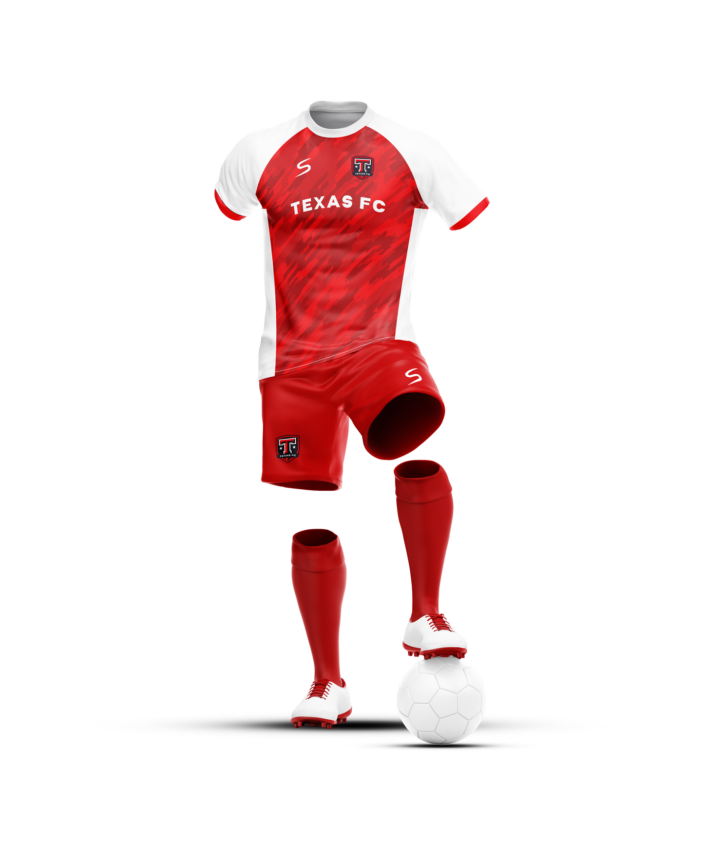 Texas FC Soccer Kit – Full Custom (Jersey + Shorts + Socks)