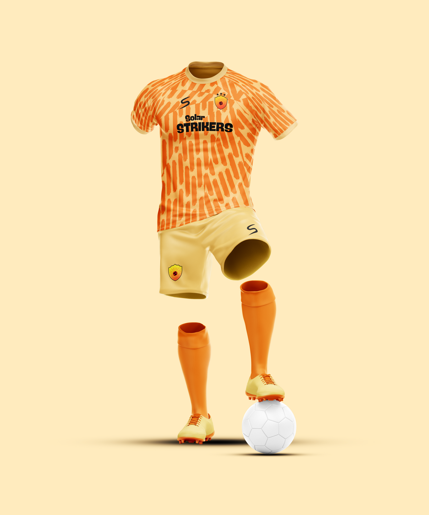 Solar Strikers Soccer Kit – Full Custom (Jersey + Shorts + Socks)