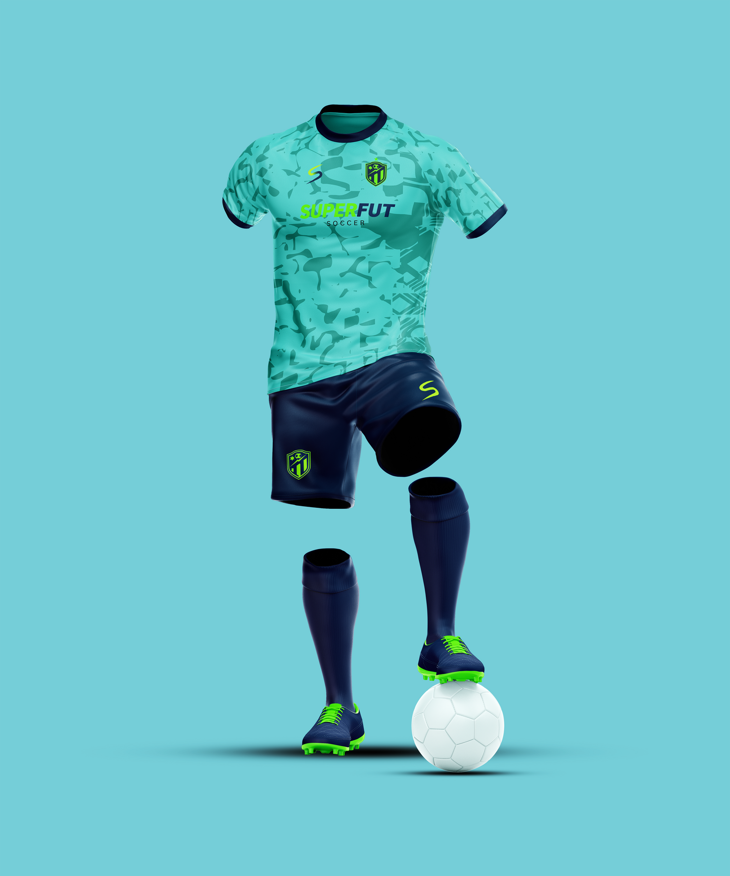 Superfut Soccer Kit – Full Custom (Jersey + Shorts + Socks)